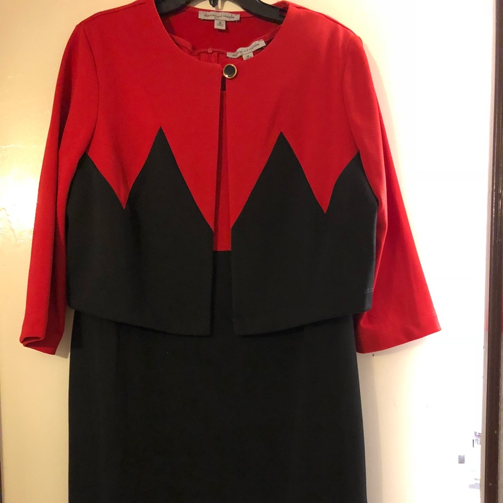 Dress and shawl two piece